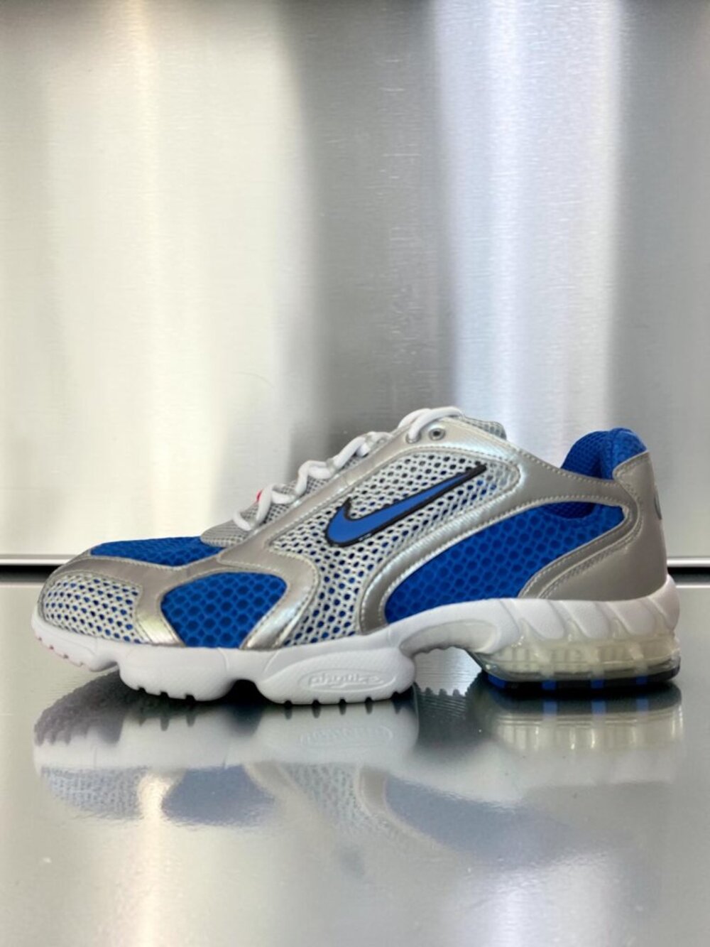 Nike Zoom Spiridon Cage 2 'Varsity Royal' Mens Shoes Size 15 Silver CJ1288 002
